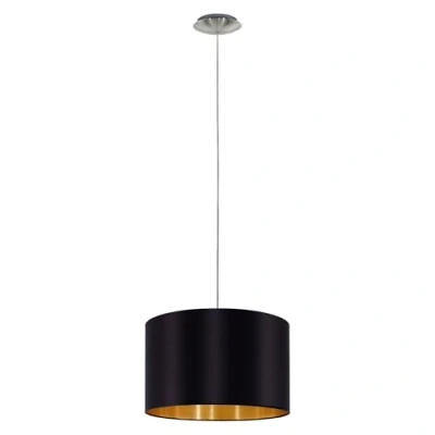 Afbeelding van Eglo Hanglamp Maserlo Goud &amp; Zwart