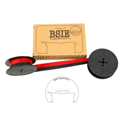 Afbeelding van OLYMPIA SCHRIJFMACHINE LINT BSIE TYPEWRITERS (zwart &amp; rood)