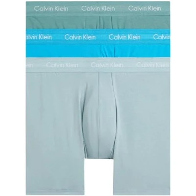 Image de Calvin Klein Homme Boxer Brief 3pk 000nb1770a, Bleu (Vivid Blue, Arona, Sagebush Green), XS