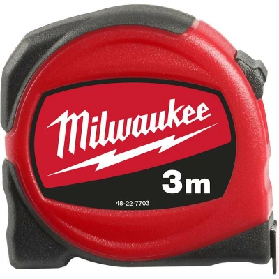 Afbeelding van Milwaukee Rolmaat met LED lampje 3m 3 meter (x 12 mm)