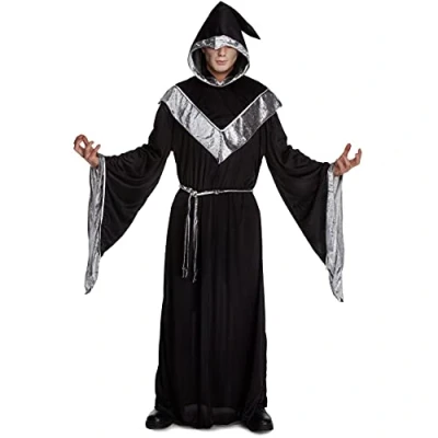 Afbeelding van Morph Tovenaarskostuum voor heren, tovenaarskostuum, volwassenen, carnaval, heksenkostuum, Halloween kostuum maat M