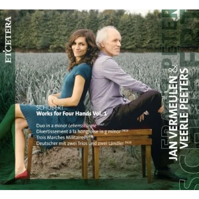 Afbeelding van Jan Vermeulen &amp; Veerle Peeters Schubert: Works For 4 Hands Vol. 1 (CD)