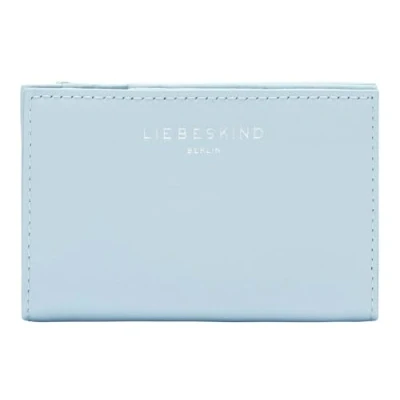 Afbeelding van LIEBESKIND BERLIN Leren Kaarthoes Soft Nappa Lilith Wallet Iceberg Lichtblauw