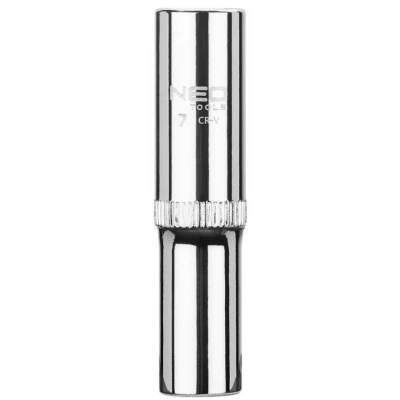 Afbeelding van NEO TOOLS 08 240 Steeksleutelelement 1/4 3124 7 mm Chroom vanadium staal SuperLock