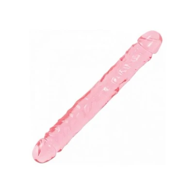 Afbeelding van Roze Crystal Jellies dubbele dildo