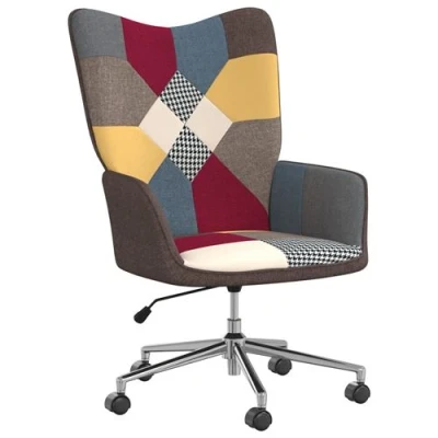 Afbeelding van vidaXL Relaxstoel patchwork stof