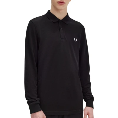Afbeelding van Fred Perry LS Plain Polo Heren Maat S