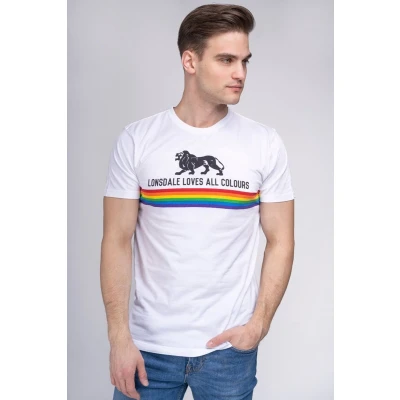 Afbeelding van Lonsdale Unisex T shirt normale pasvorm NELSON