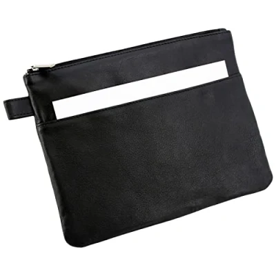 Afbeelding van Alassio Ju 42232 Opbergetui 25X19 Cm Leer/Zwart