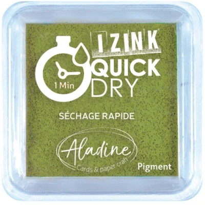 Afbeelding van Izink Quick Dry M Inkpad Olive Green