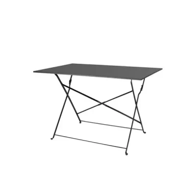 Afbeelding van Bolero Pavement Style Klaptafel Zwart 1100mm X 700mm CH968