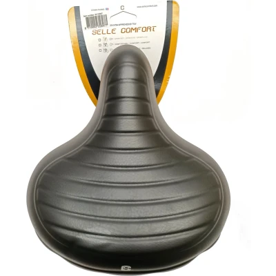 Afbeelding van Selle Fietszadel Wave Drifter Geribbeld Zwart