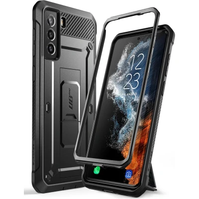 Afbeelding van Supcase Backcase hoesje Geschikt Voor Samsung Galaxy S22 Zwart