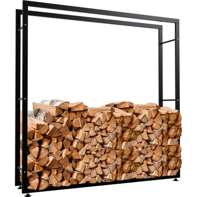 Afbeelding van CLP Keri Brandhoutrek zwart 25x150x150 cm