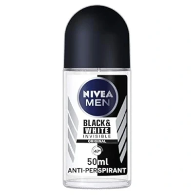 Afbeelding van Nivea Deo Roll on Men Invisible Black &amp; White 50ml