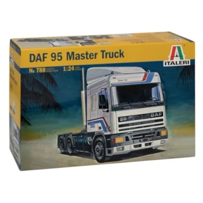 Afbeelding van 1:24 Italeri 0788 DAF 95 ATI Space Cab Master Truck 6x4 Plastic Modelbouwpakket