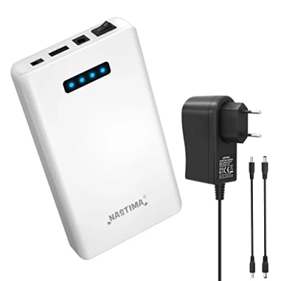 Afbeelding van NASTIMA 12 V 5200 mAh 62,4 Wh lithium ion batterij Met 9 DC uitgang en 5 USB dubbele voor ledstrips, CCTV camera&#039;s, camcorders, verrekijkers enz. oplader