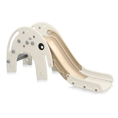 Afbeelding van Baby Vivo Glijbaan Olifant in beige koffie bruin