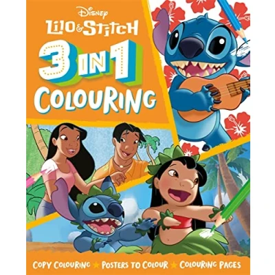 Afbeelding van Disney Lilo &amp; Stitch: 3 in 1 Colouring