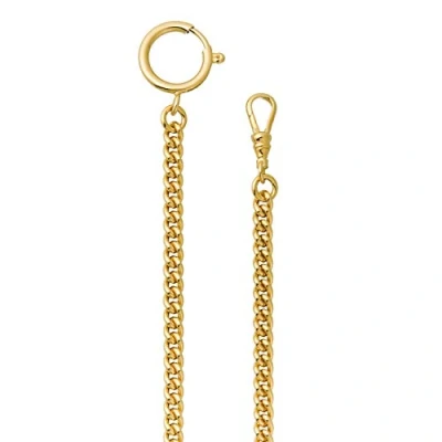 Afbeelding van IMPPAC Regent 5 mm P 46 zakhorloge ketting verguld URP046 goud klassiek, Goud, klassiek