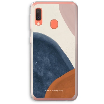 Afbeelding van Case Company® hoesje geschikt voor Samsung Galaxy A20e Geo #1 Soft Cover Telefoonhoesje Bescherming aan alle Kanten en Schermrand