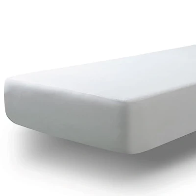 Afbeelding van Matrasbeschermer, waterdicht, 105 x 190/200 cm, van badstof, 100% katoen, voelt zacht aan en zeer absorberend, elastische contour voor eenvoudige pasvorm.