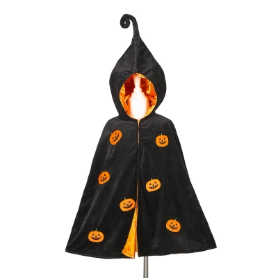 Afbeelding van Souza Halloween cape pompoen, 4 8 jaar, 104 128 cm (1 stuk)
