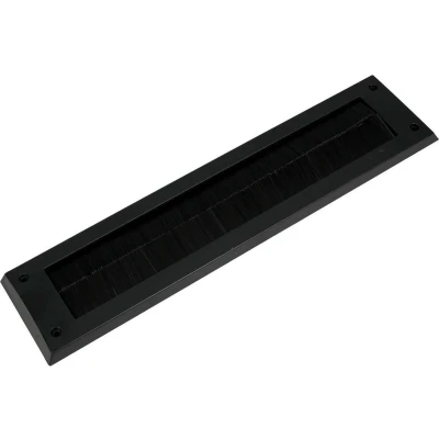 Afbeelding van tochtstrip voor brievenbus zwart 340 x 79 mm