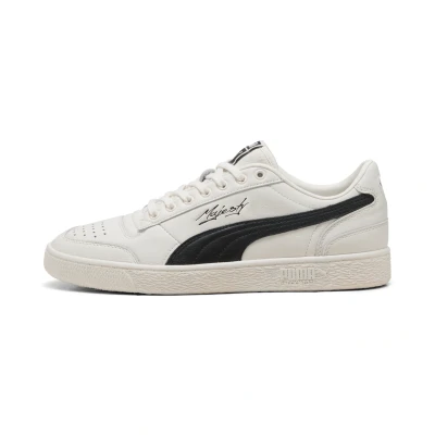 Image de PUMA Majesty Sneakers Unisex, Chaussures, Warm Blanc/Noir, 44