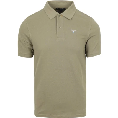 Afbeelding van Barbour Pique Polo Dusty Groen Maat XXL Heren