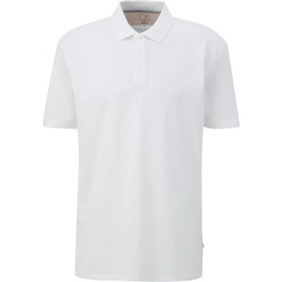 Afbeelding van QS IM Basicstil Poloshirt, Heren, Maat: XXL, Weiß