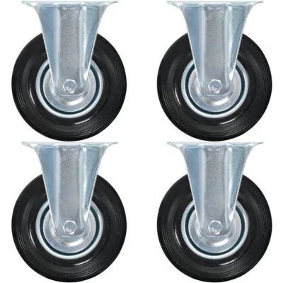 Afbeelding van vidaXL 12 st Wielen vast 125 mm
