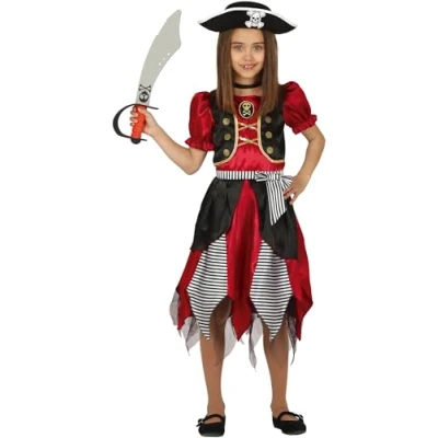 Afbeelding van Fiestas Guirca Piratenjurk meisjes (10 12 jaar)