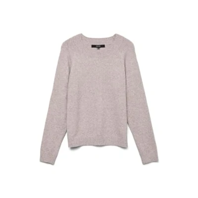 Image de VERO MODA Pull en Maille VMDOFFY Overs, Rose (Woodrosemelange), XL