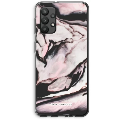 Afbeelding van Case Company® hoesje geschikt voor Samsung Galaxy A32 4G Roze stroom Soft Cover Telefoonhoesje Bescherming aan alle Kanten en Schermrand
