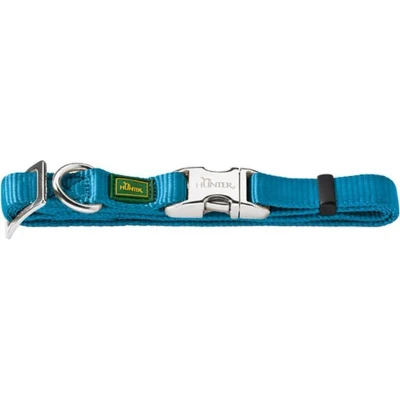 Afbeelding van Hunter Klikhalsband Alu Nylon Soft Petrol Hondenhalsband 45 65x2.5 cm