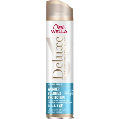 Afbeelding van Wella Deluxe Hairspray Wonder Volume &amp; Protection 250ML
