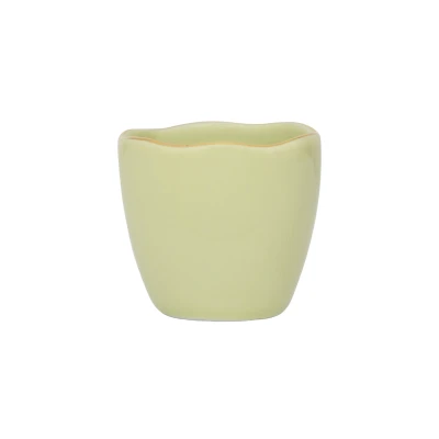 Afbeelding van Urban Nature Culture Good Morning Eierdop 5 Cm Set Van 2 Lindegroen
