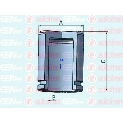 Afbeelding van AUTOFREN SEINSA D025294 Zuiger, remklauw 38
