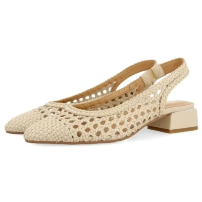 Afbeelding van Gioseppo Piskove Slingback ballerina ́s offwhite, Dames, Maat: 41, Off white Leer