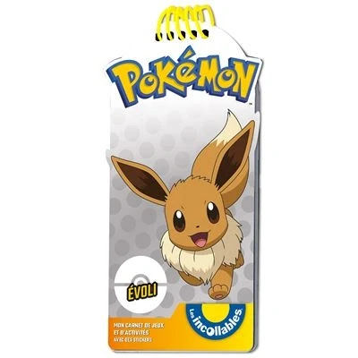 Image de Pokémon Mon carnet de jeux et d&#039;activités avec stickers Évoli