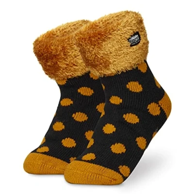 Afbeelding van CityComfort Damessokken, fantasie, antislip, voor dames, winter