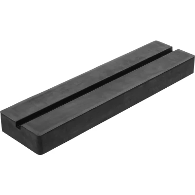 Afbeelding van BGS Rubberen pad met groef voor hefplatforms 373 x 100 35 mm