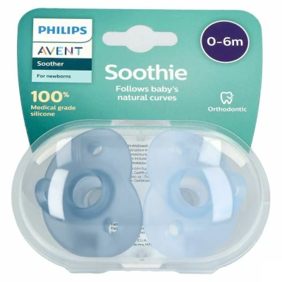 Image de Philips Avent Sucette +0m Soothie Boy 2