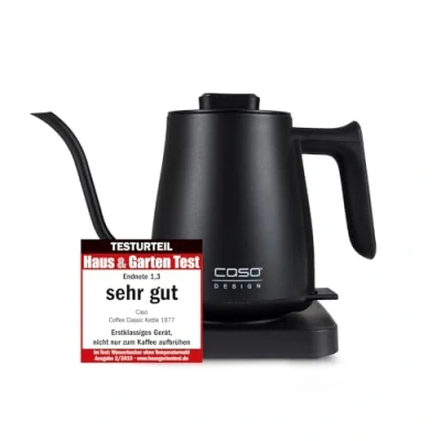 Afbeelding van CASO Coffee Classic Kettle Waterkoker 0,6L Retro Zwart