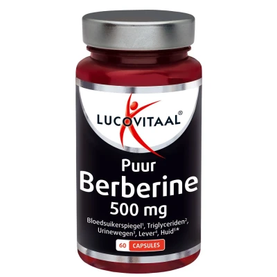 Afbeelding van Lucovitaal Berberine 500mg Capsules 60capsules