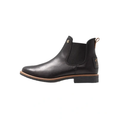 Afbeelding van Panama Jack Giordana Igloo Travelling Korte laarzen, Dames, Maat: 36, Black Leer