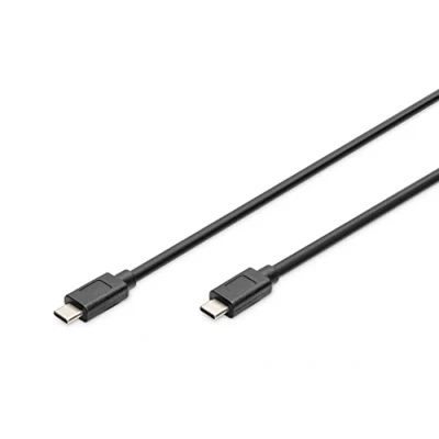 Image de ASSMANN Câble USB 24 pin C (M) pour 3.1 Gen 2 1 m moulé support 4K noir