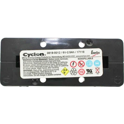 Afbeelding van 0819 0012 Hawker Energy Cyclon 2.5 6 volt blokbatterij 1006 6V 2500mAh