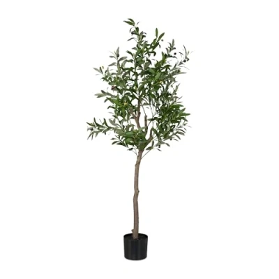 Afbeelding van olijfboom kunst 150 cm in pot kunstplant voor binnen